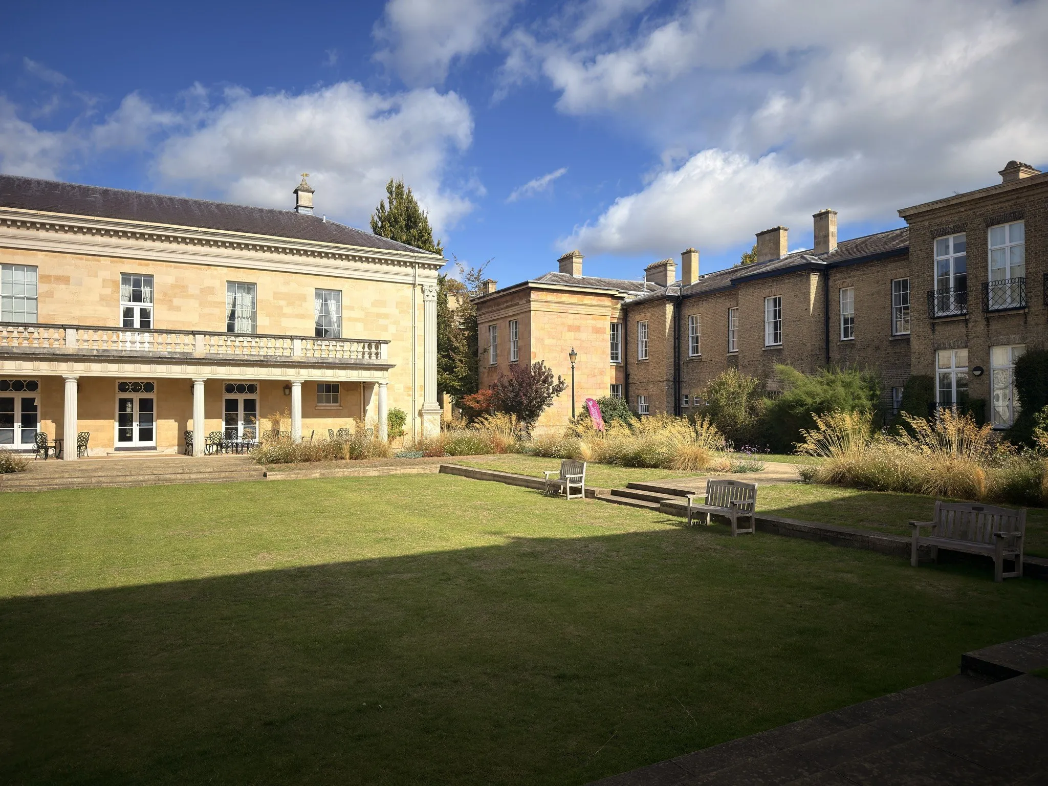 Downing College courtyard, University of Cambridge