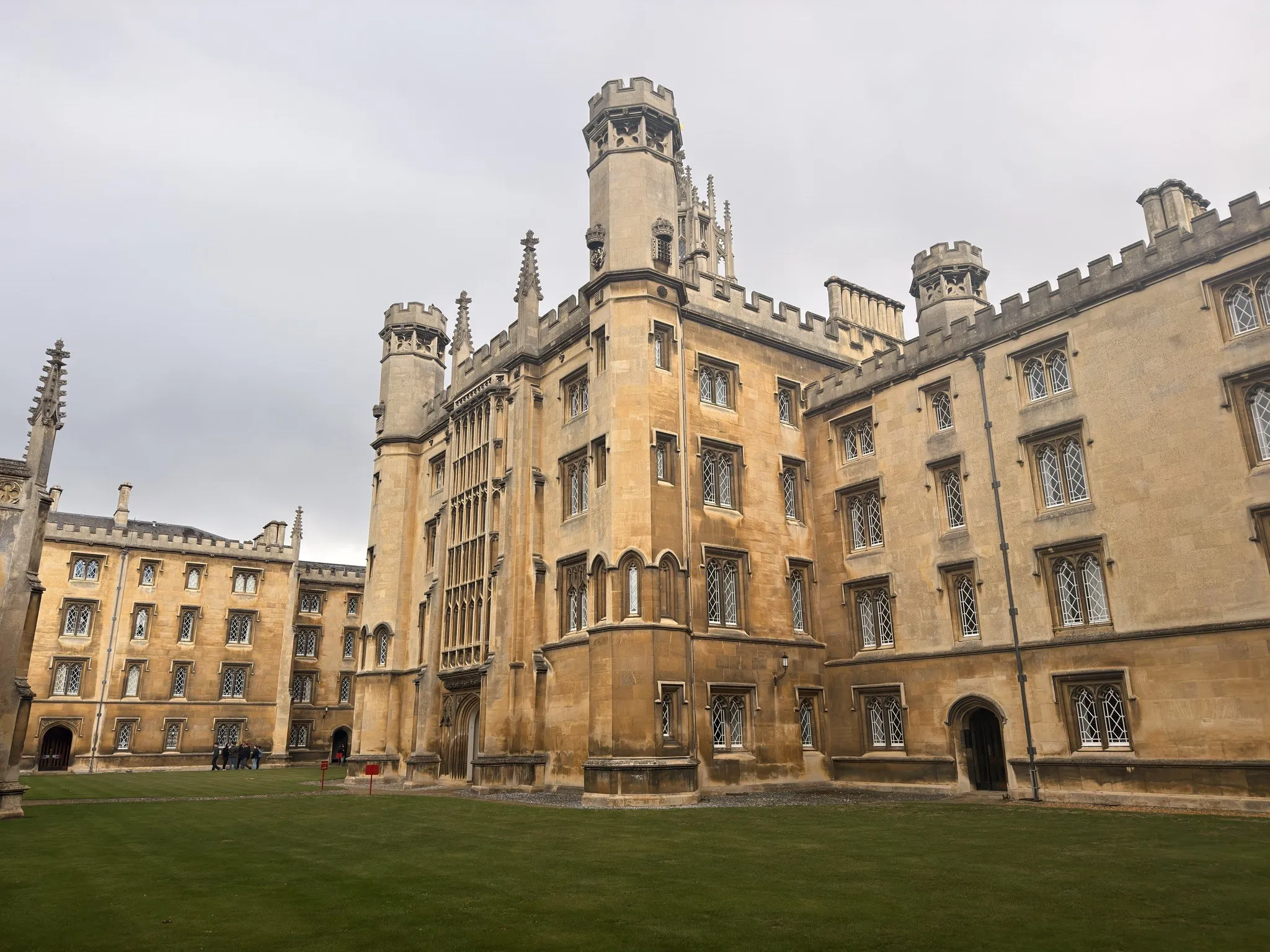 St John's College courtyard, University of Cambridge